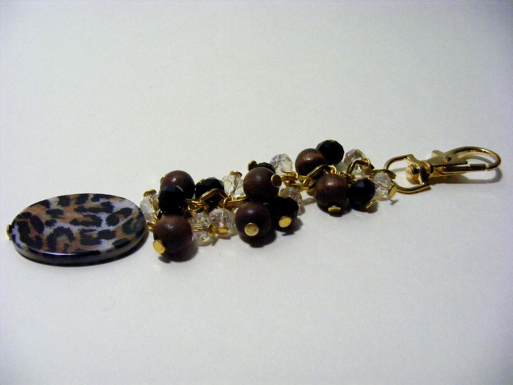 Tiger Shell Bag Charm