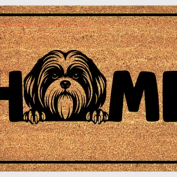 Lhasa Apso Home Door Mat - Lhasa Apso Welcome Mat - 3 Sizes