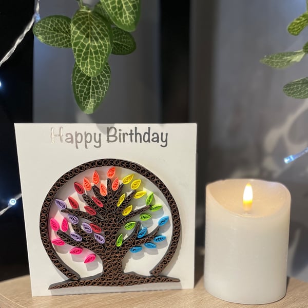 Stunning Handmade Quilled Card