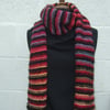 Multi Coloured Stripy Scarf