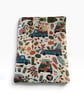 Pumpkin Truck Reading Gift Set.  Handmade Book Sleeve with Accessories.  