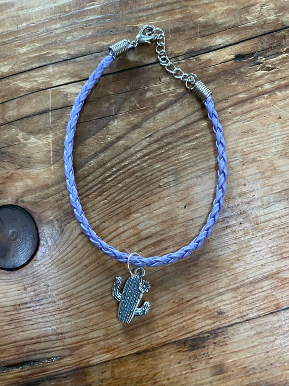 Lilac Cactus Bracelet (412)