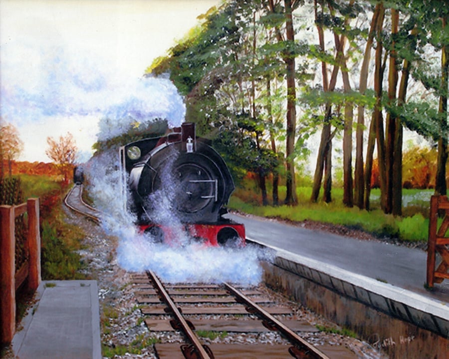 Print - Steam is up at the Poppy Line Railway