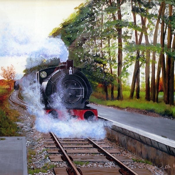 Print - Steam is up at the Poppy Line Railway