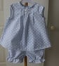 Handmade baby girl dress set ideal for a  baby shower gift - Image 4