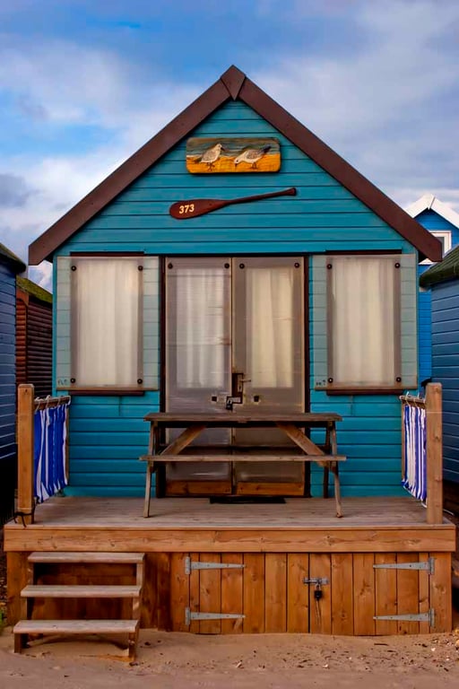 Beach Huts Hengistbury Head Dorset England Photograph Print