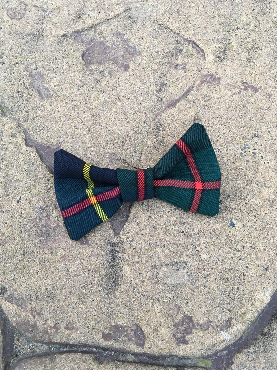 MacLeod Tartan hair bow, babies, children
