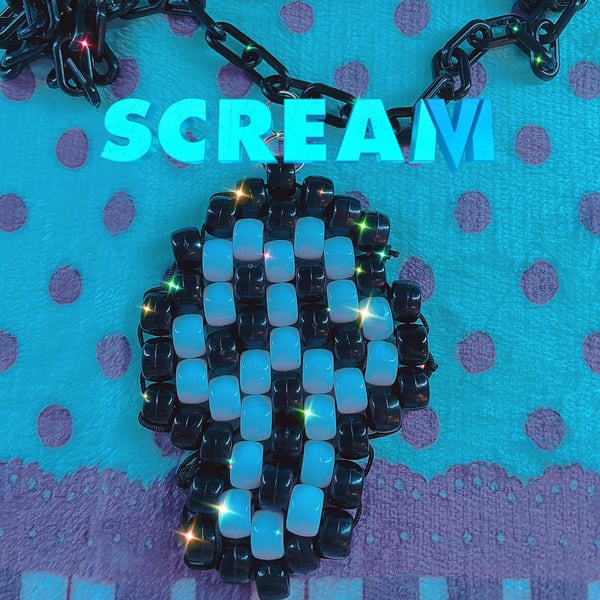 Scream kandi necklace 