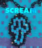 Scream kandi necklace 