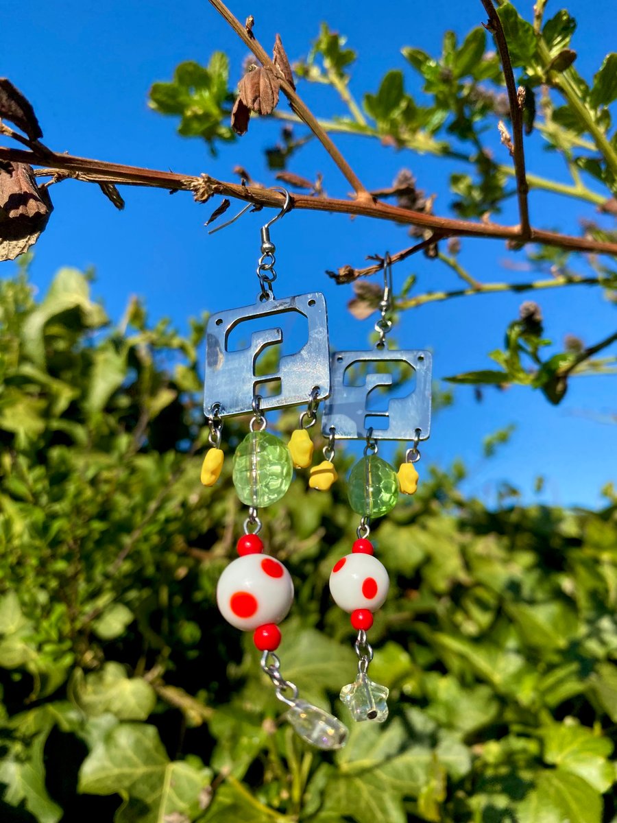 Mario Inspired Earrings 