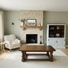 Vintage Jaycee Oak Cabinet, Book Case Display , Restored 