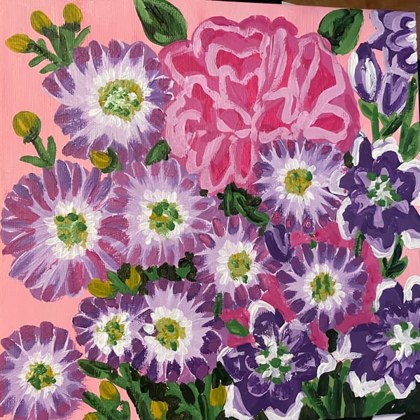 You can buy yourself flowers painting 