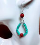 Beaded Loop Earrings - Image 2