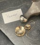 Tiny Silver or 14k filled gold dangly Earrings - Image 6