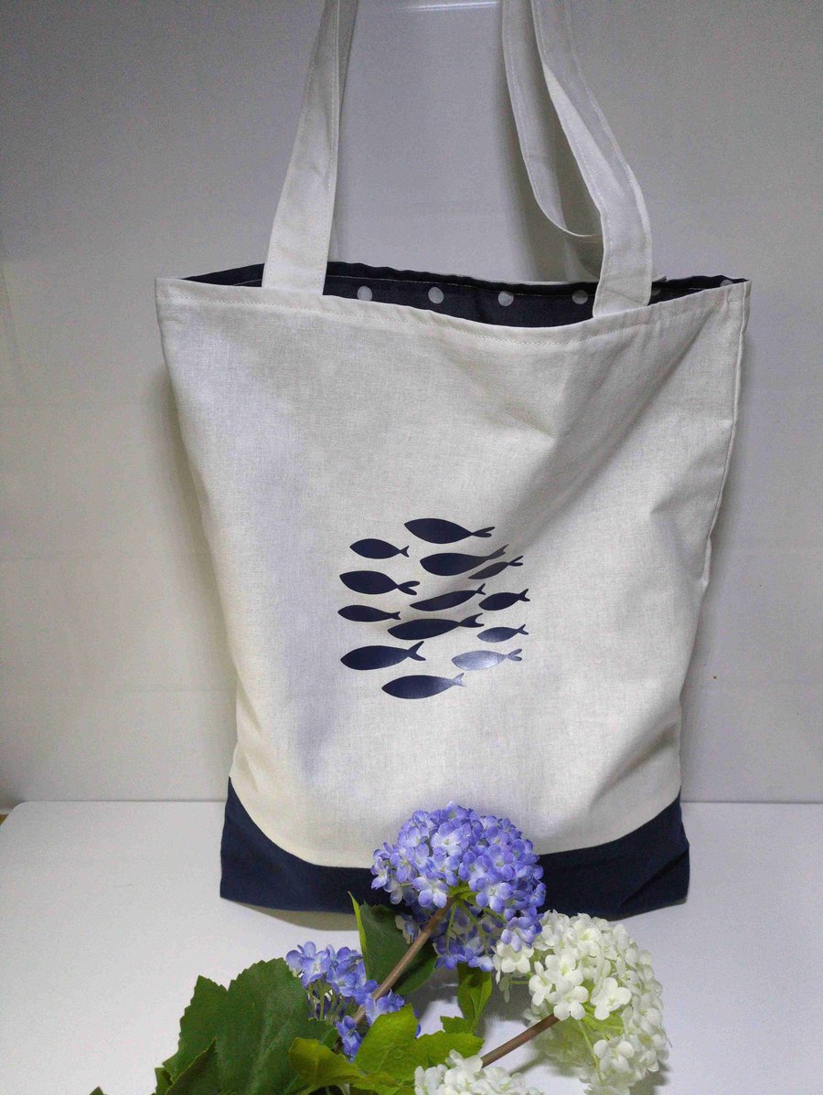 Tote bag. Foldable bag. Coastal. Eco bag. Shopper. Cruise.