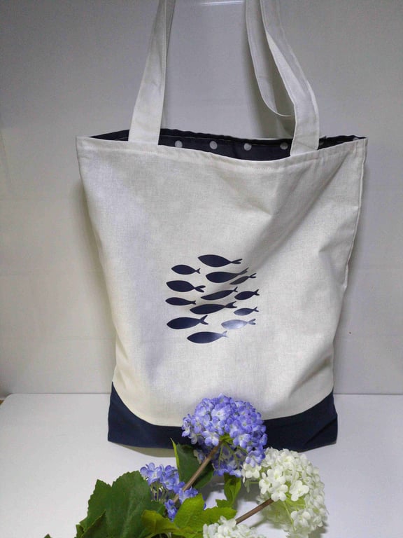 Tote bag. Foldable bag. Coastal. Eco bag. Shopper. Cruise.