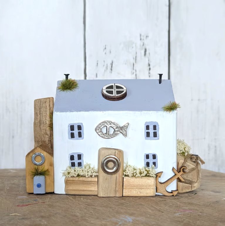 'Quay Cottage' Handmade Wooden Coastal Home Decor