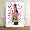 The Big Lebowski 'The Dude' Hand Pulled Limited Edition Screen Print