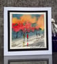 Handpainted Blank Card. Handmade. Letterbox Gift. Keepsake - Image 5