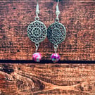 Imperial Jasper Mandala Earrings