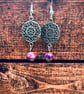 Imperial Jasper Mandala Earrings