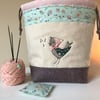 Sophie sparrow spring chick project bag