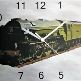 Britannia Class 4-6-2 steam locomotive wall clock pacific train 70000 railway