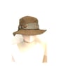 Waxed Cotton Bucket Hat Caramel Dogtooth