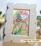 Black-veined white butterfly original postcard size drawing, artwork - Image 6