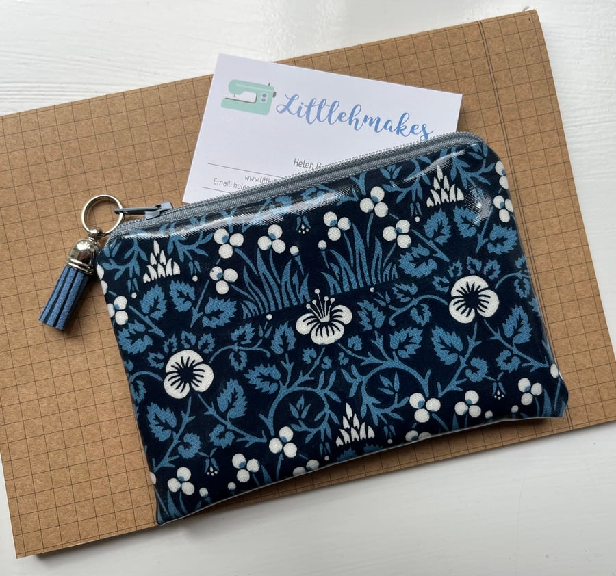 William Morris Eyebright oilcloth purse