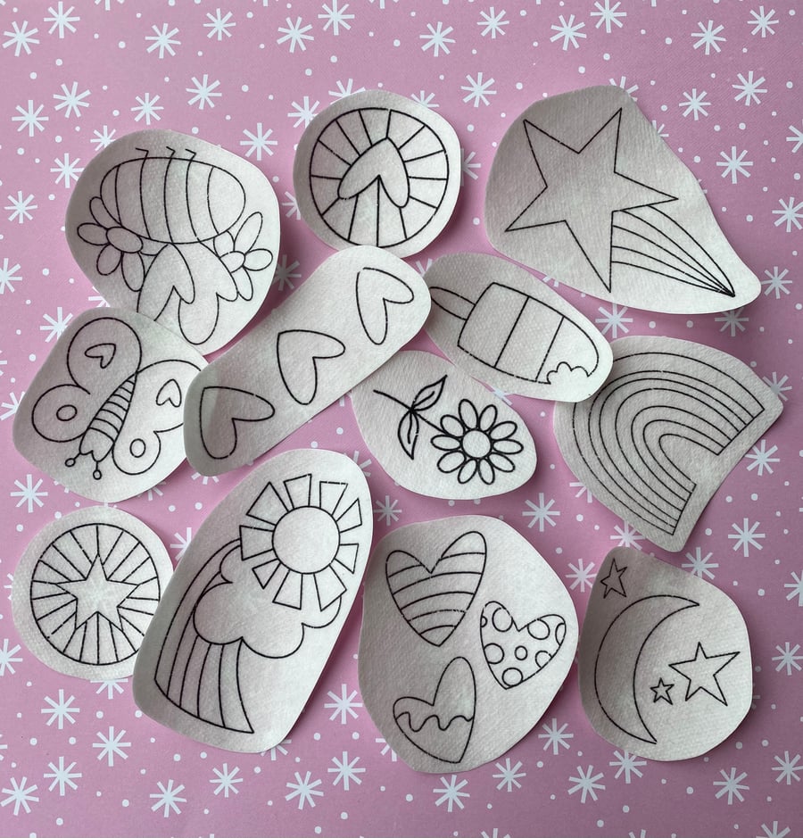 Stick and Sew Cute Embroidery Designs