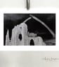 Photograph Black and White Composite - Fine Art -  Gothic Abbey Whitby - Image 1