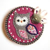 Owl Brooch