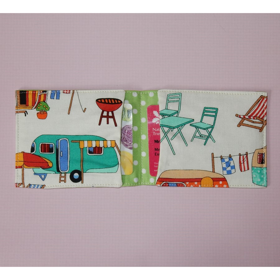 Travel card wallet Camping fun