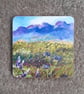 Quality Coasters Set of Four Mountain Heather Design. Valentine. Valentines Gift - Image 8