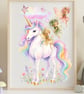 Unicorn and Fairies Print