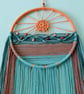 Summer Meadow Macrame Wall Hanging – Handmade Fibre Art, Nature Inspired Home De - Image 3