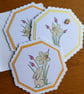 Pack of 3 Easter Cards - Octagonal - Image 3