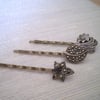 Vintage Marcasite Hair Grip/Pin Set