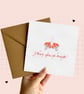 Funny Mushroom Pun Anniversary Card, Valentine's Day Card
