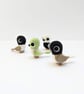 Soulful Bird - Wool Felt Sculpture - Image 5