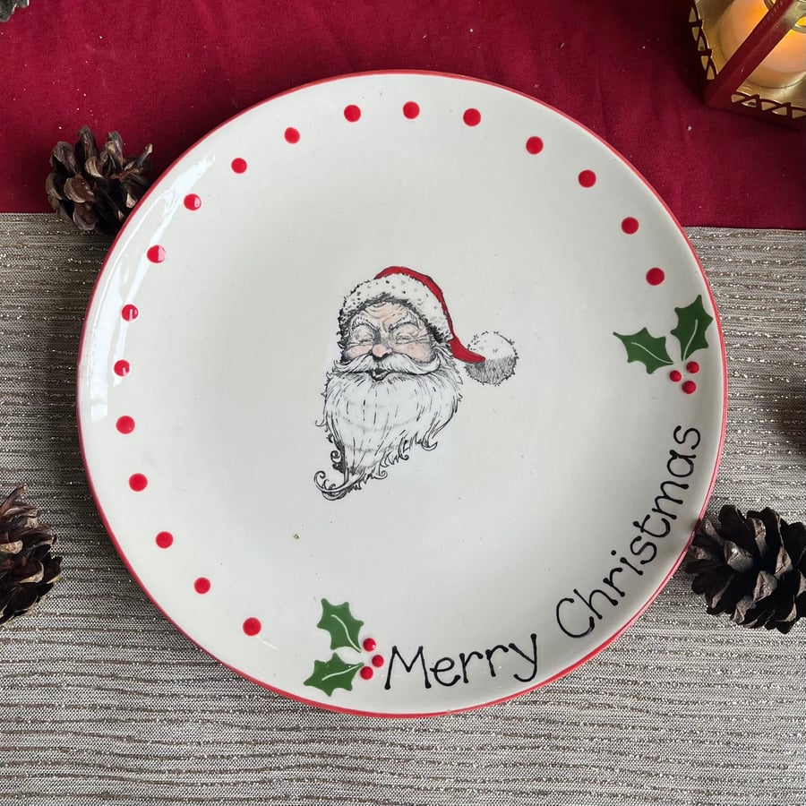 Vintage Santa Side Plate