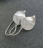 Silver Leaf Earrings, Gift for nature lover - Image 4