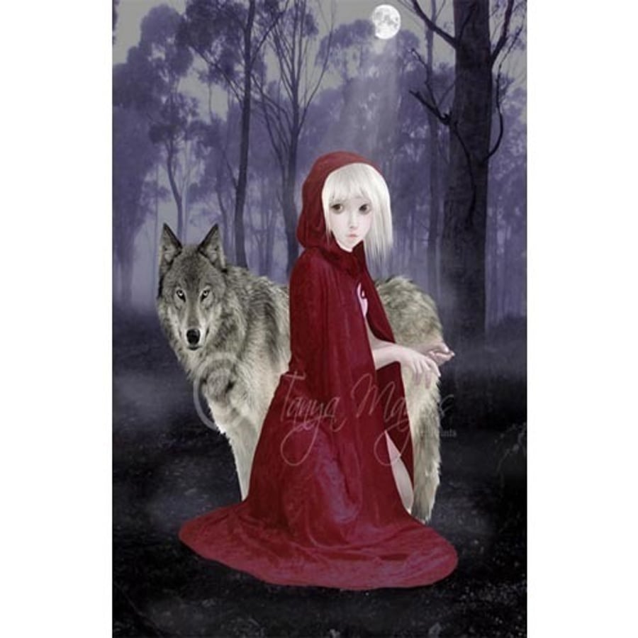 Buy One Get One Free Fairytale Art Print Red Riding Hood