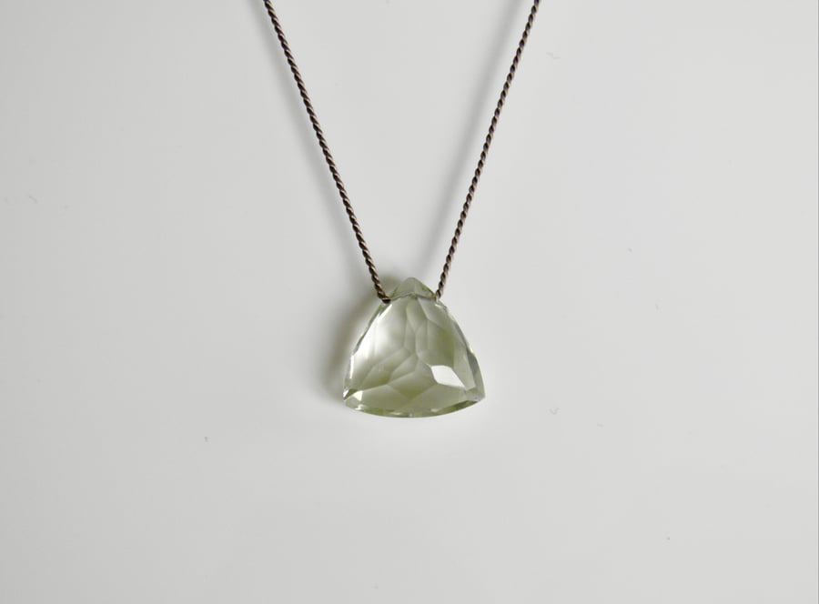 Green Amethyst Necklace