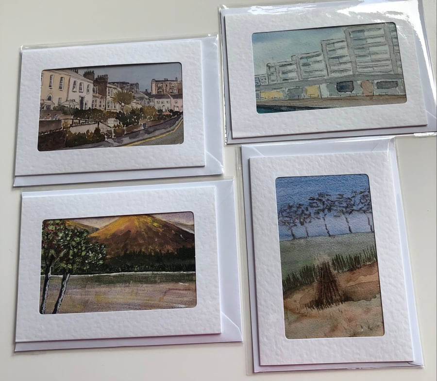 Cards of my Watercolour Paintings x 4