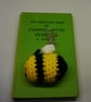 Crochet Bee Keyring Charm - Image 5