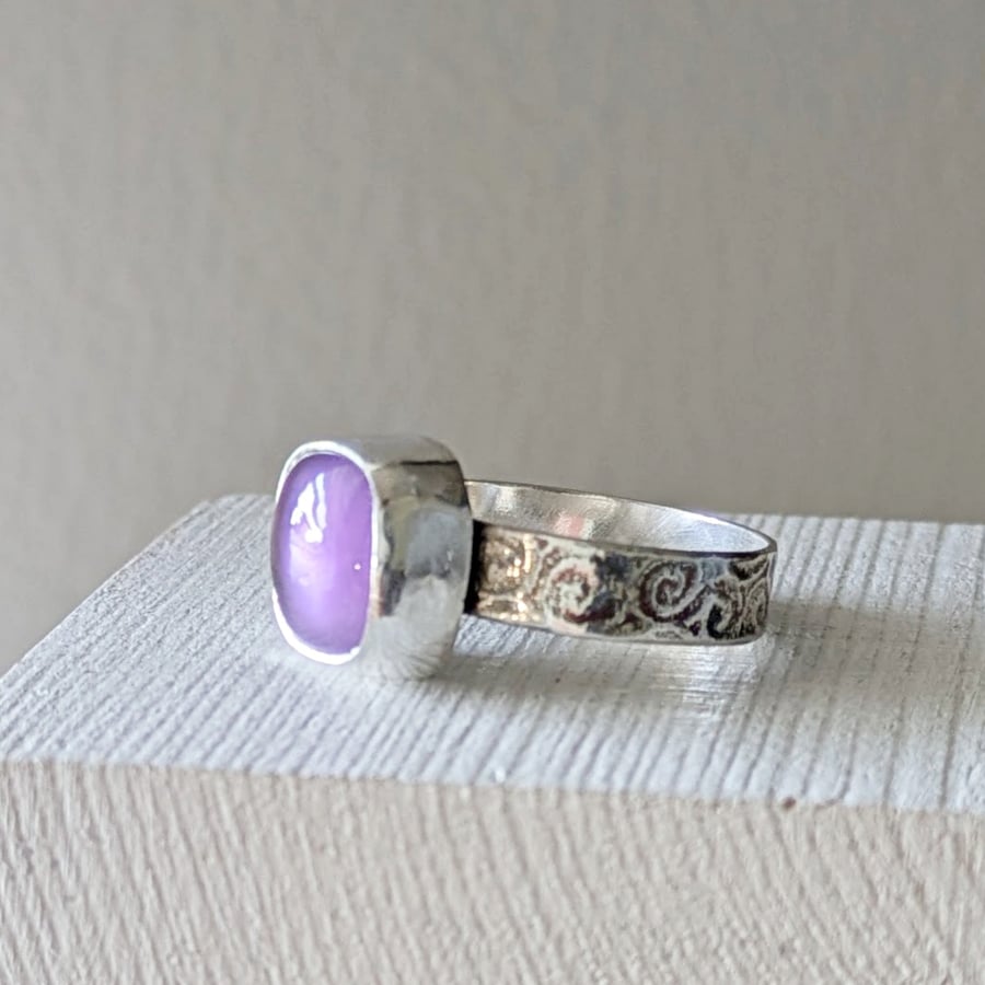 Amethyst Celtic Ring