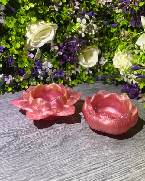 lotus candle holder set