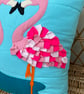 A Touch of Flamingo. Two Cushions with Flamingo Decoration. Holiday Memories  - Image 3